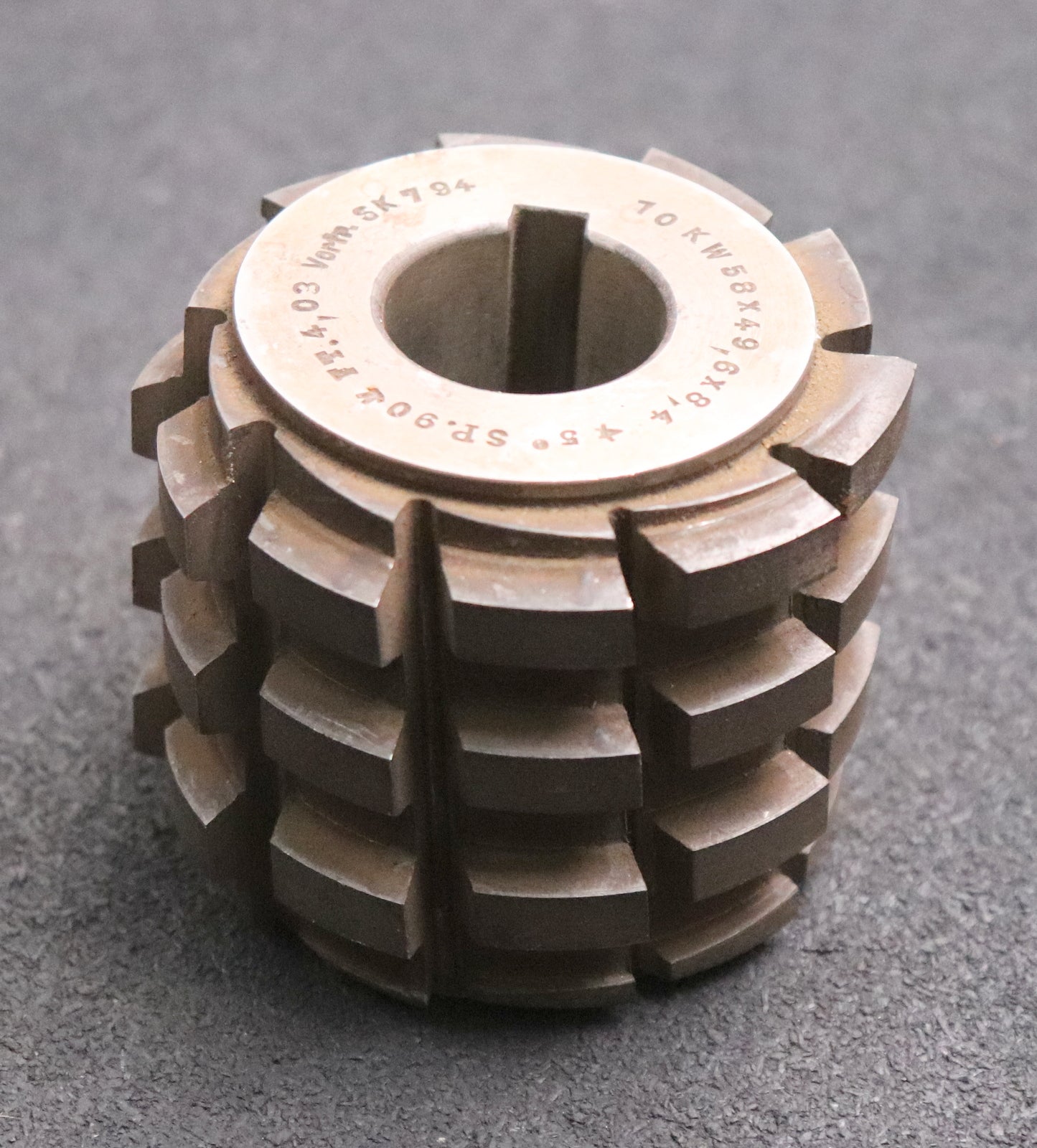 Bild des Artikels Keilwellen-Wälzfräser-10-Keile-58x49,6x8,4-Fertigfräser-Ø75x65xØ27mm-LKN-1gg.-Re