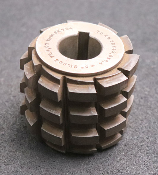 Bild des Artikels Keilwellen-Wälzfräser-10-Keile-58x49,6x8,4-Fertigfräser-Ø75x65xØ27mm-LKN-1gg.-Re