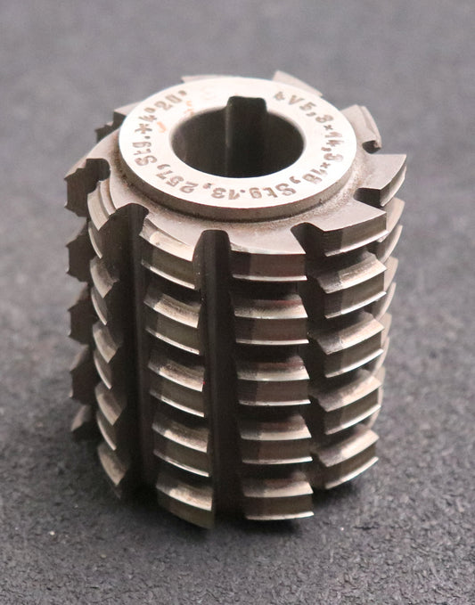 Bild des Artikels Keilwellen-Wälzfräser-4-Keile-18x14,3x5,3-mit-Höcker-Fertigfräser-Ø59x66xØ22mm