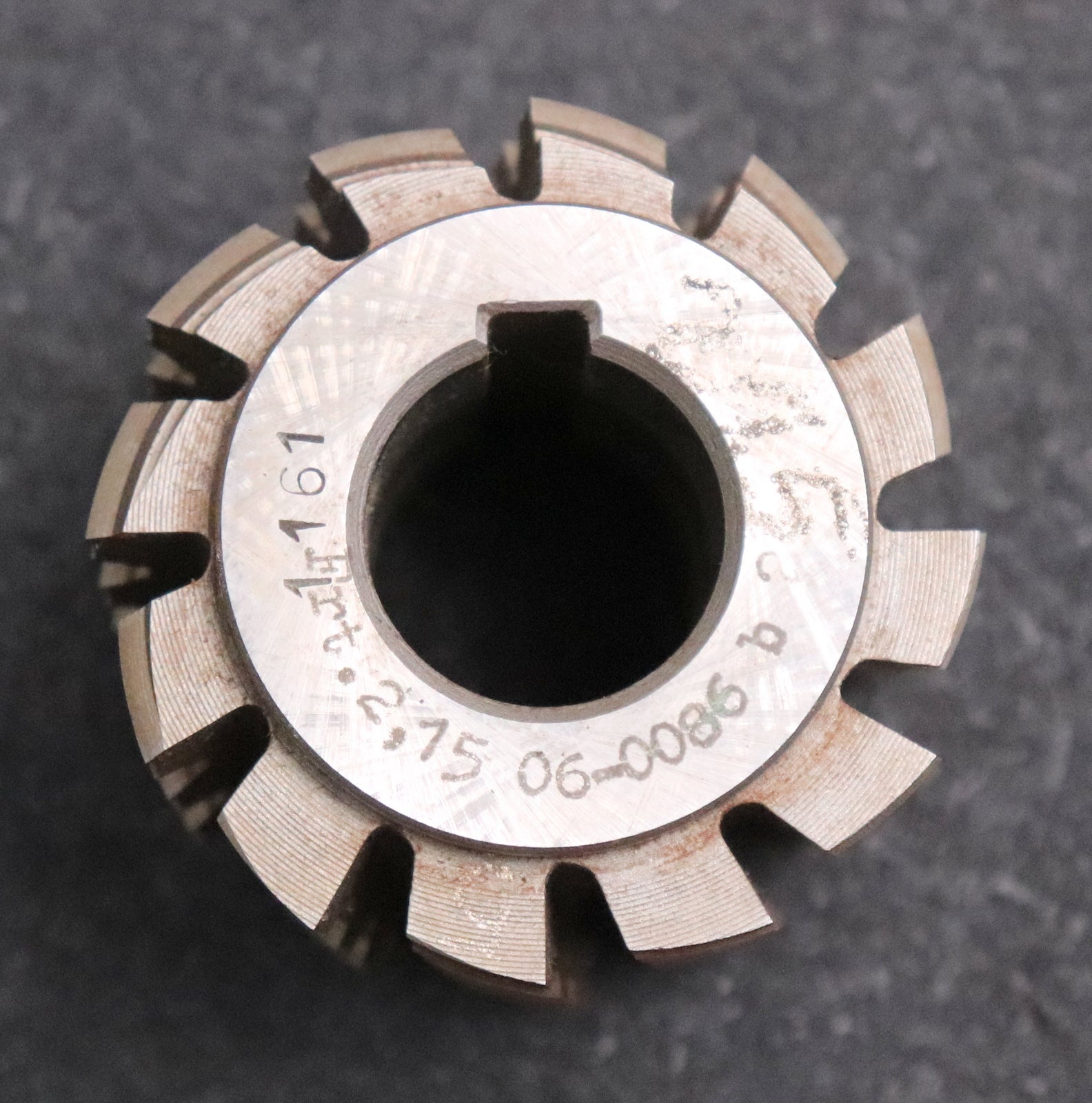 Bild des Artikels PWS-Keilwellen-Wälzfräser-10-Keile-16,3x19,7x6,3-Fertigfräser-Ø57x53xØ22mm