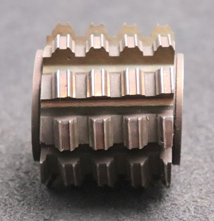 Bild des Artikels Keilwellen-Wälzfräser-6-Keile-18,3x22x5,3-mit-Höcker-Fertigfräser-Ø59x50xØ22mm