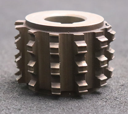 Bild des Artikels Keilwellen-Wälzfräser-6-Keile-21x24,85x6-mit-Höcker-Fertigfräser-Ø68x45xØ27mm