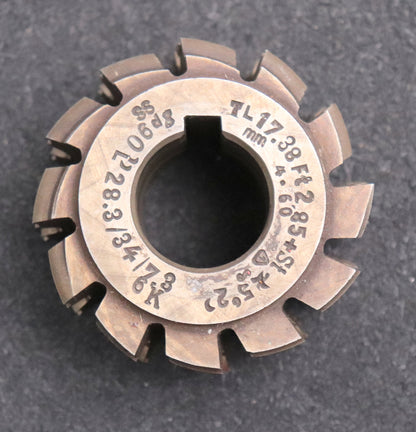 Bild des Artikels Keilwellen-Wälzfräser-6-Keile-28,3x34x7,3-mit-Höcker-Fertigfräser-Ø70x40xØ27mm