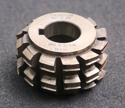 Bild des Artikels Keilwellen-Wälzfräser-6-Keile-27,8x34x7,2-mit-Höcker-Fertigfräser-Ø70x40xØ27mm