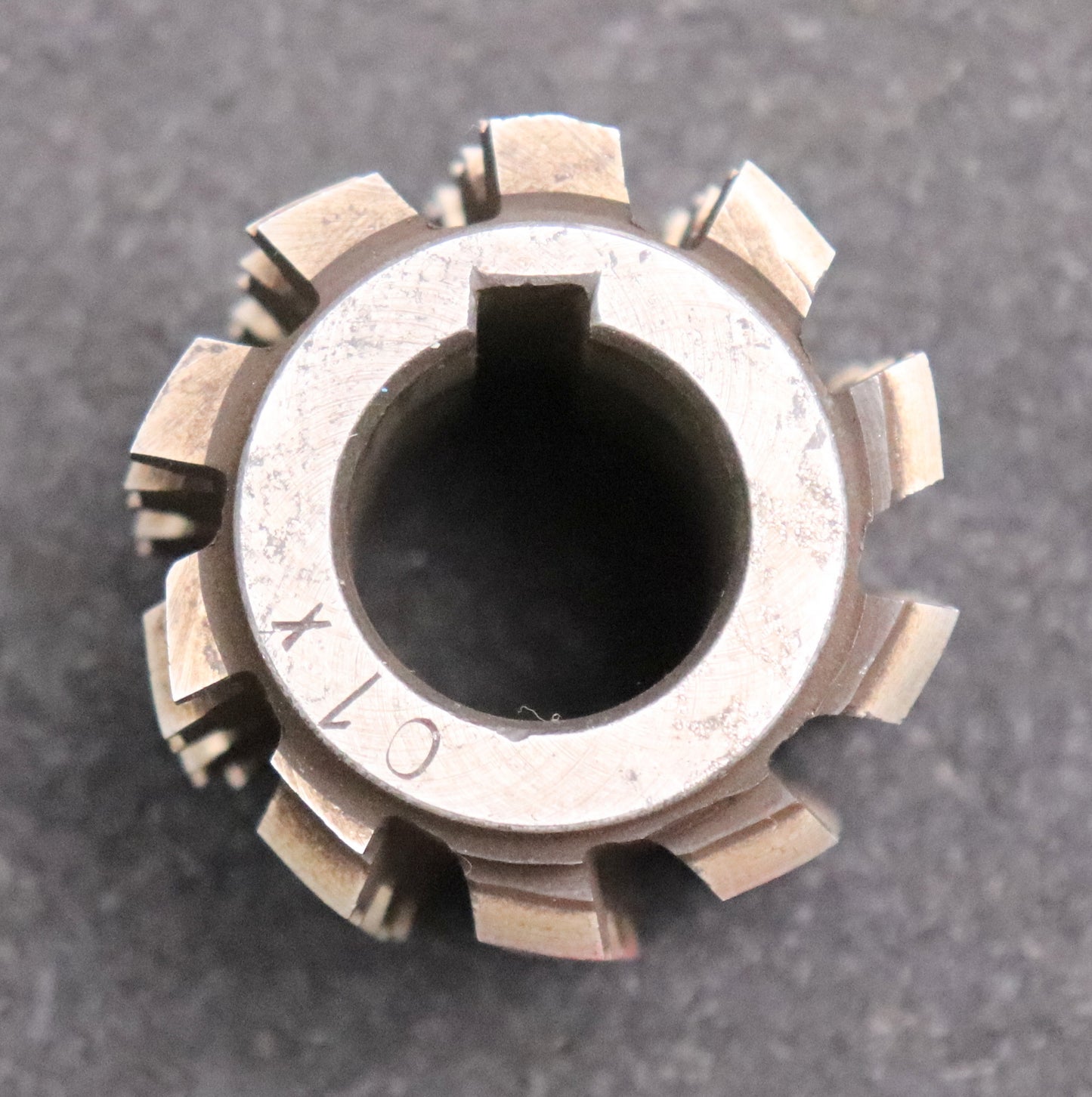 Bild des Artikels Keilwellen-Wälzfräser-10-Keile-6,1-0,06x23,3,01x28-Fertigfräser-Ø49x55xØ22mm