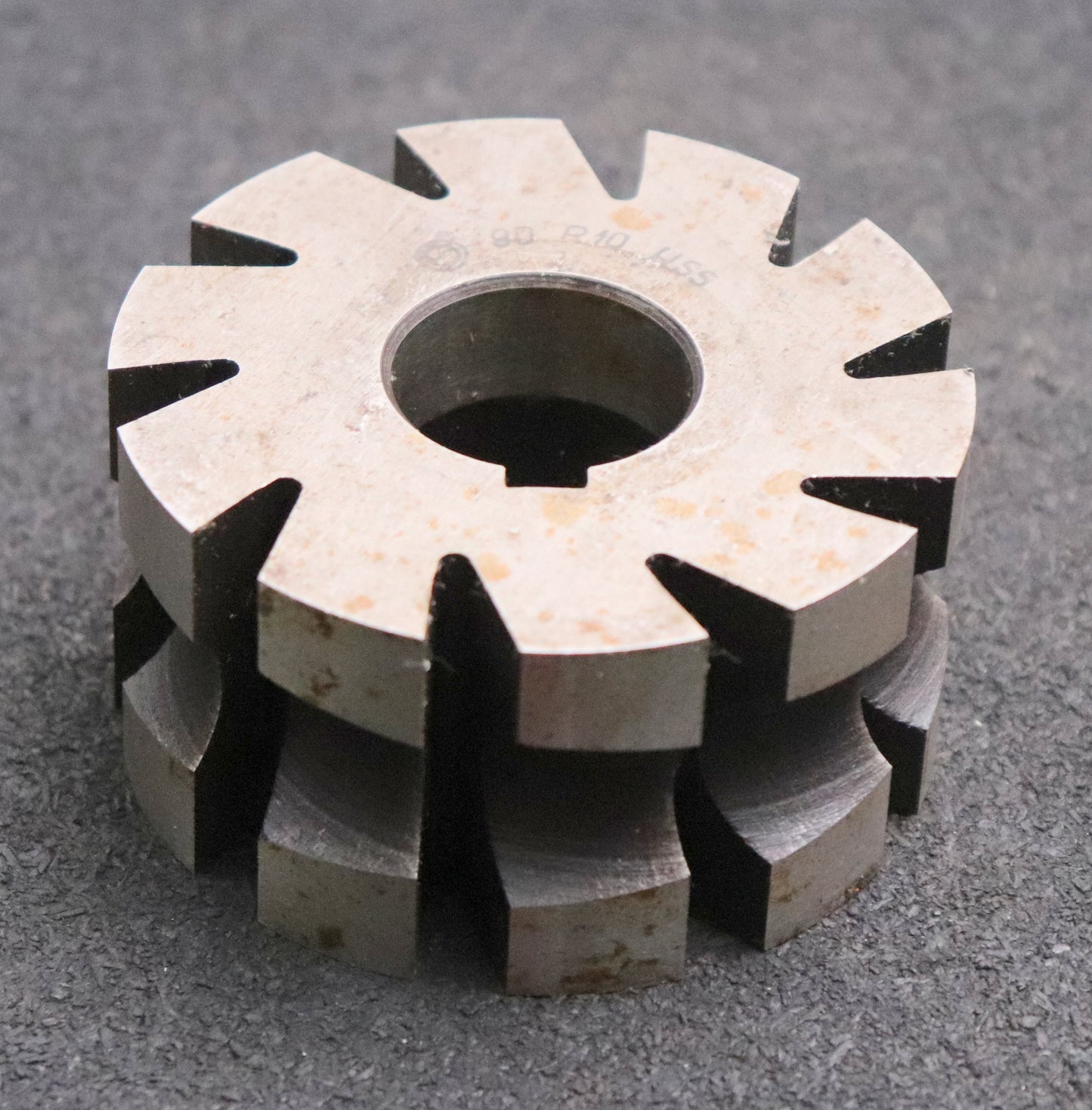 Bild des Artikels Halbrund-Formfräser-konkav-Radiusfräser-Radius-10mm-Ø78x40xØ27mm-mit-LKN