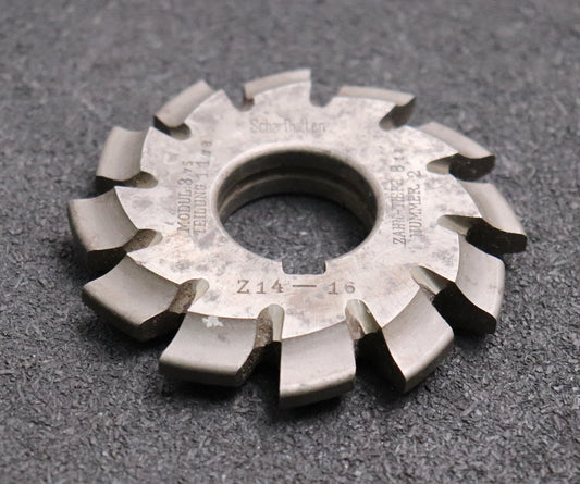 Bild des Artikels WESSELMANN-Zahnformfräser-m=-3,75-No.-2-Zähnezahlbereich-Z=-14-16