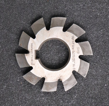 Bild des Artikels FWP-Zahnformfräser-gear-profile-cutter-m=-3,25-No.-8-Zähnezahlbereich-Z=-135-00