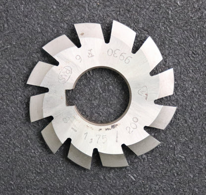 Bild des Artikels PWS-Zahnformfräser-gear-profile-cutter-m=-1,75-No.-8-Zähnezahlbereich-Z=-135-00