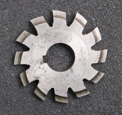 Bild des Artikels Zahnformfräser-gear-profile-cutter-m=-1,75-No.-3-für-Zähnezahlbereich-Z=-17-20