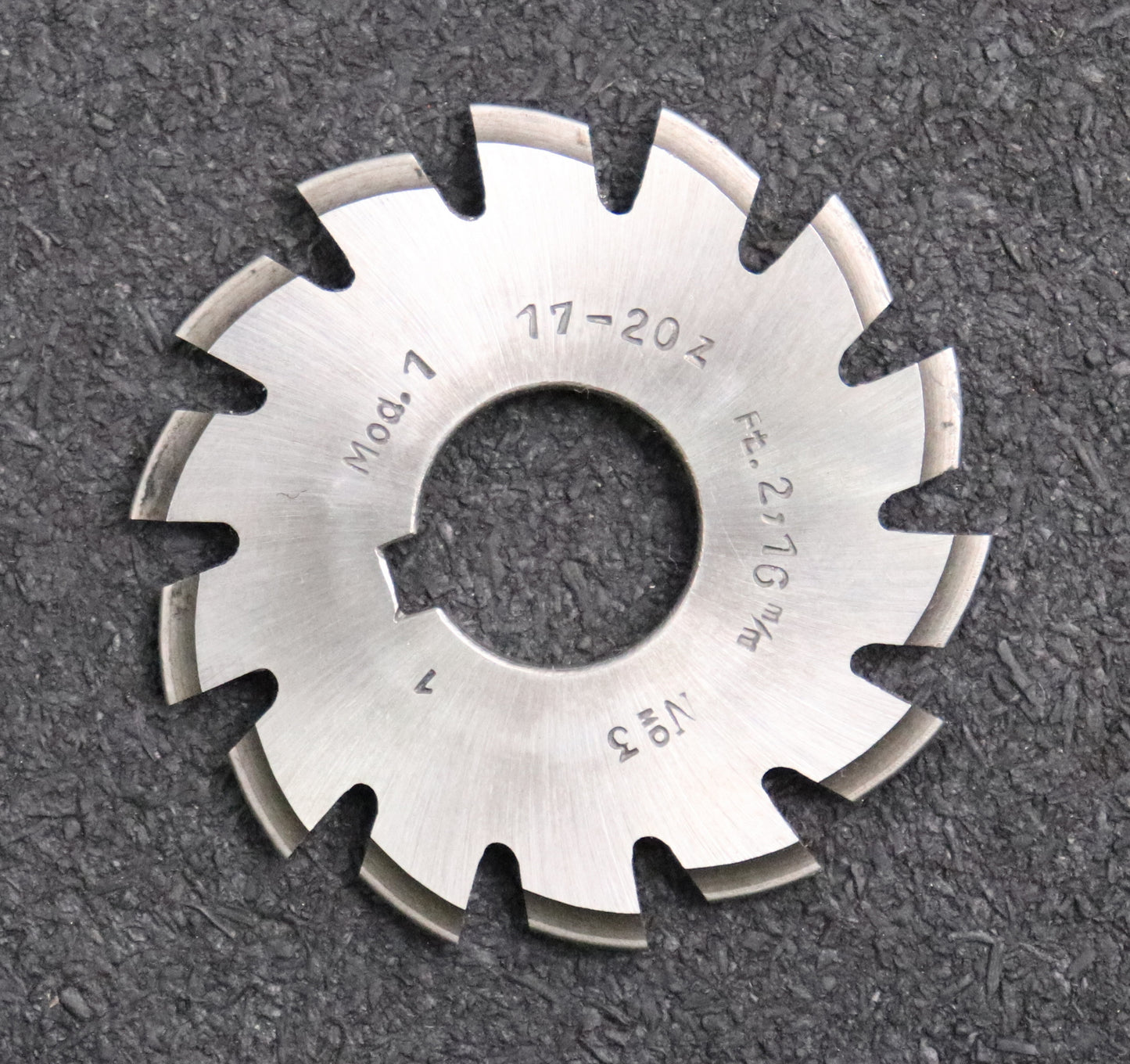 Bild des Artikels Zahnformfräser-gear-profile-cutter-m=-1-No.-3-für-Zähnezahlbereich-Z=-17-20