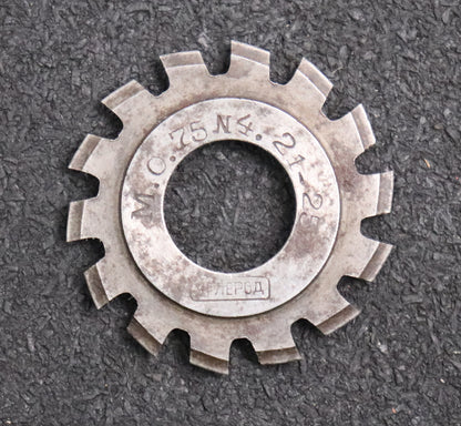 Bild des Artikels Zahnformfräser-gear-profile-cutter-m=-0,75-No.-4-für-Zähnezahlbereich-Z=-21-25