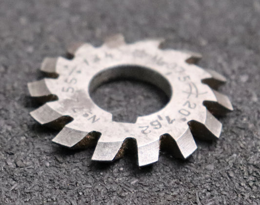 Bild des Artikels Zahnformfräser-gear-profile-cutter-m=-0,75-No.-7-für-Zähnezahlbereich-Z=-55-134
