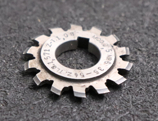Bild des Artikels R.STOCK-Zahnformfräser-gear-profile-cutter-m=-0,5-No-6-Zähnezahlbereich-Z=-35-54