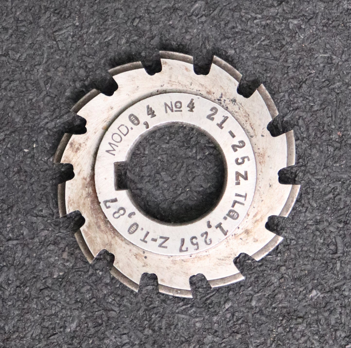 Bild des Artikels R.STOCK-Zahnformfräser-gear-profile-cutter-m=-0,4-No-4-Zähnezahlbereich-Z=-21-25