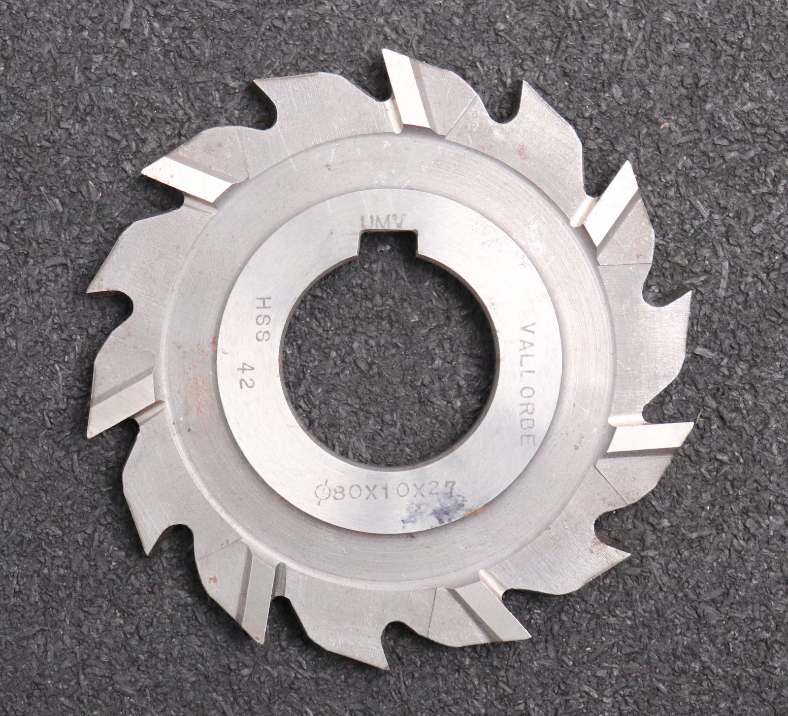 Bild des Artikels VALLORBE-Nutenfräser-slot-cutter-Abmessungen-Ø80x10x27mm-mit-LKN-Nutbreite-10mm