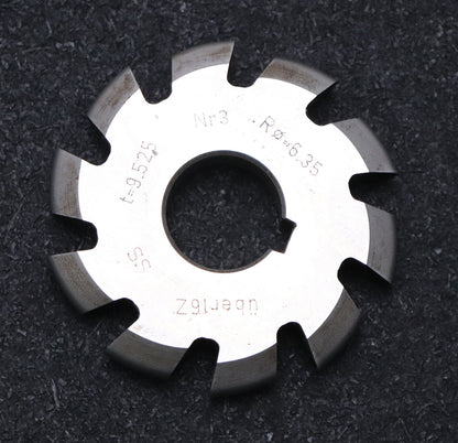 Bild des Artikels KESTAG-Halbrund-Formfräser-konvex-Radiusfräser-Radius-6,35mm-für-Z<16-t=9,525