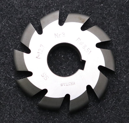 Bild des Artikels KESTAG-Halbrund-Formfräser-konvex-Radiusfräser-Radius-8,51mm-für-Z<-16-t=12,7