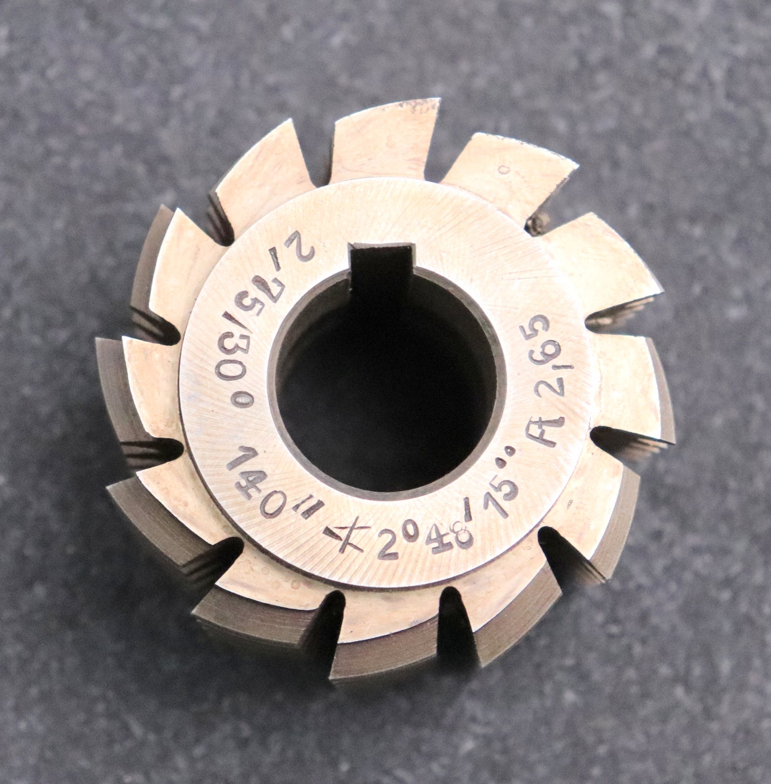 Bild des Artikels Zahnwellen-Wälzfräser-involute-spline-hob-m=-2,75mm-DIN5480-EGW-30°