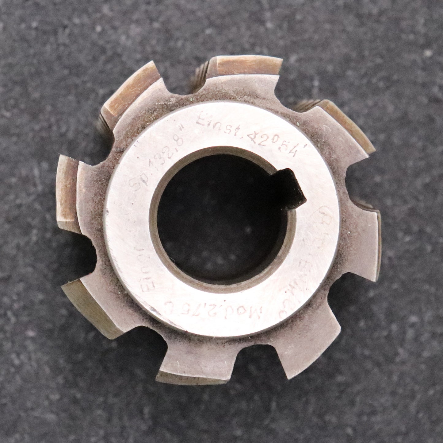 Bild des Artikels PWS-Zahnwellen-Wälzfräser-involute-spline-hob-m=-2,75mm-DIN5480-EGW-30°