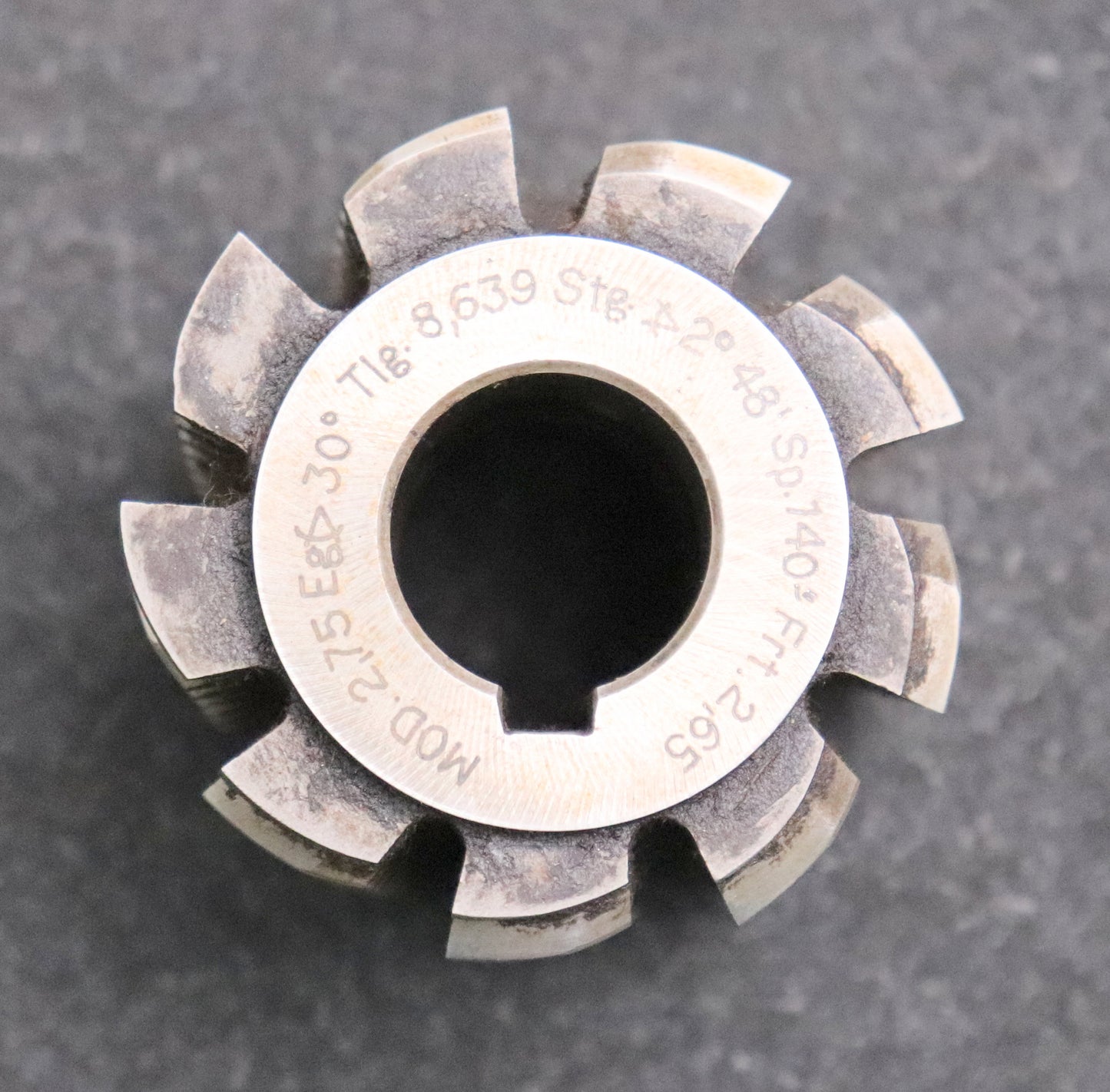 Bild des Artikels Zahnwellen-Wälzfräser-involute-spline-hob-m=-2,75mm-nach-DIN5480-EGW-30°