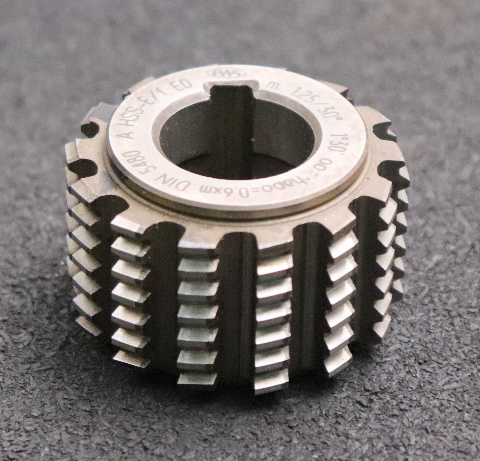 Bild des Artikels PWS-Zahnwellen-Wälzfräser-involute-spline-hob-m=-1,25mm-nach-DIN5480-EGW-30°