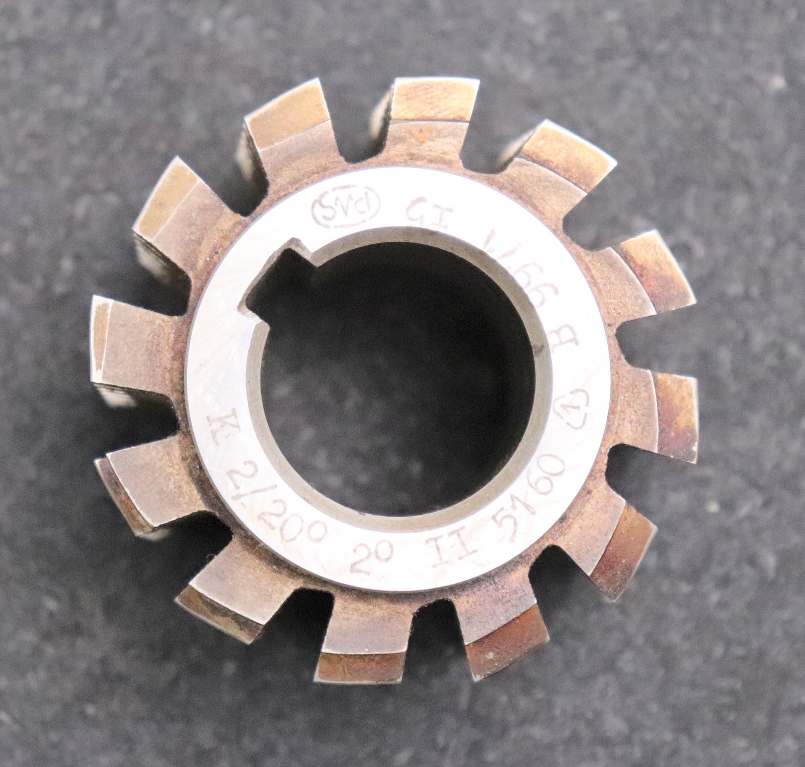 Bild des Artikels PWS-Vollstahl-Wälzfräser-gear-hob-m=-2,0mm-EGW-20°-Ø42x48xØ27mm