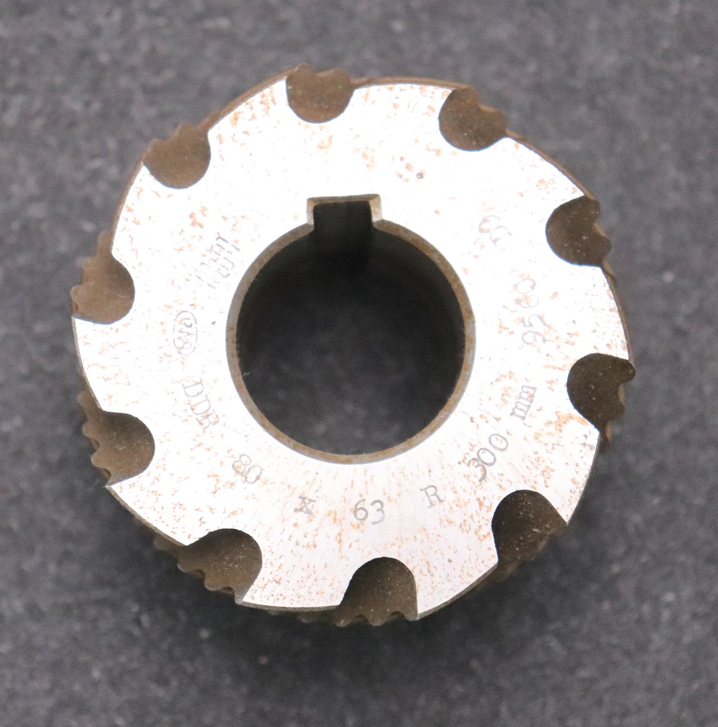 Bild des Artikels PWS-Walzenstirnfräser-Abmessungen-Ø80x63Ø32mm-mit-LKN-DIN1880-R=300mm