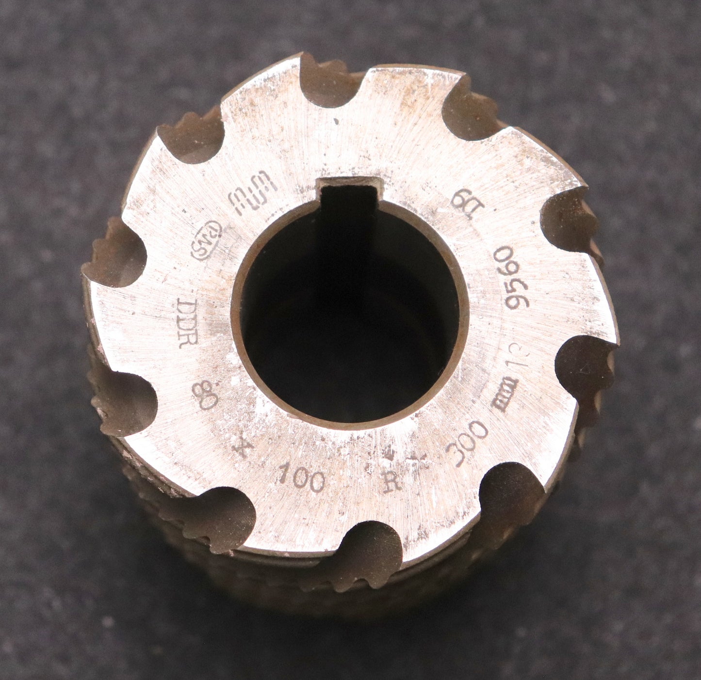 Bild des Artikels PWS-Walzenstirnfräser-Abmessungen-Ø80x100xØ32mm-mit-LKN-DIN1880-R=300mm