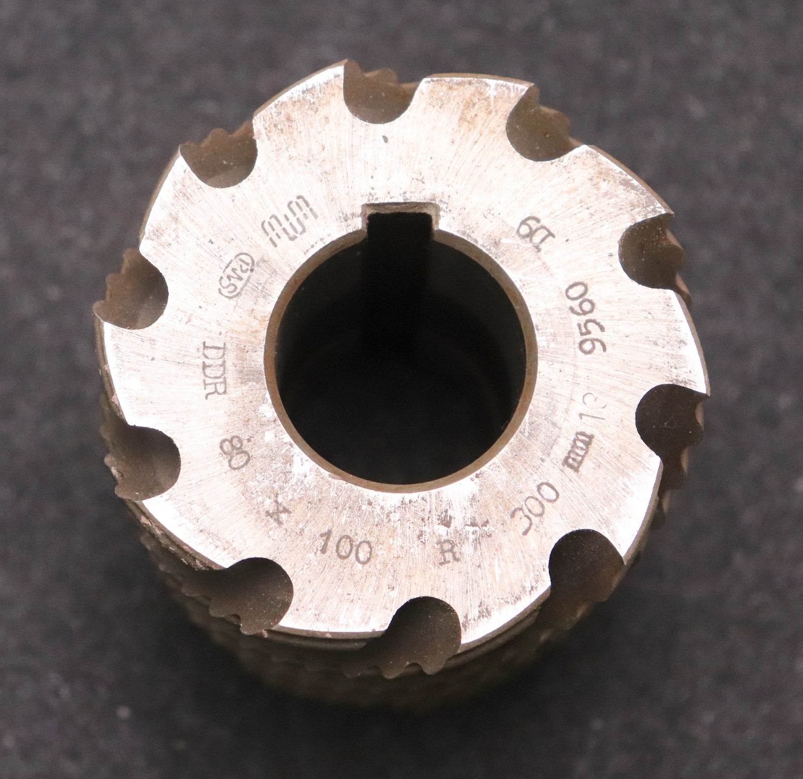 Bild des Artikels PWS-Walzenstirnfräser-Abmessungen-Ø80x100xØ32mm-mit-LKN-DIN1880-R=300mm