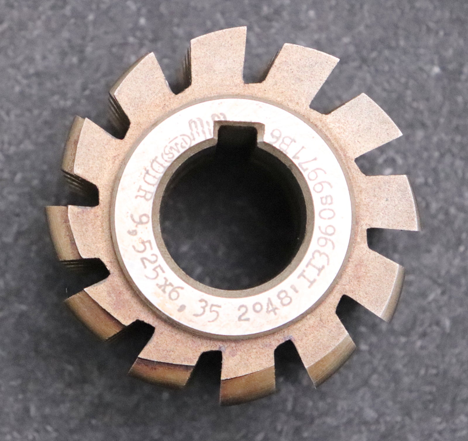 Bild des Artikels PWS-Rollkettenrad-Wälzfräser-roller-chain-hob-Nennmaß-9,525x6,35mm