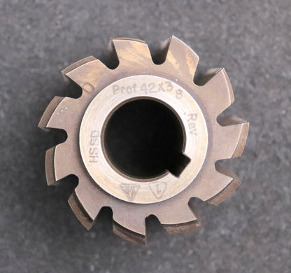 Bild des Artikels Kerbzahnwellen-Wälzfräser-mit-gekrümmten-Flanken-serration-hob-Nennmaß-42x38