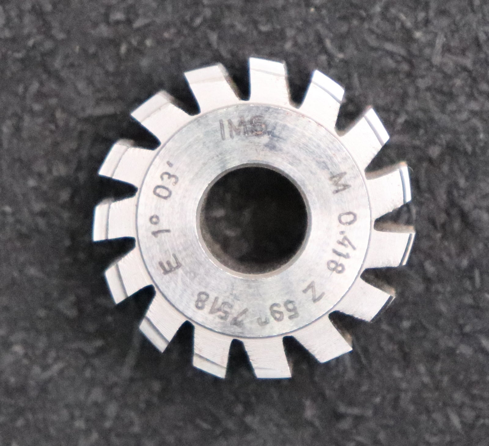 Bild des Artikels IMS-Zykloid-Wälzfräser-cycloid-gear-hob-m=-0,418mm-für-Zähnezahl-Z=59