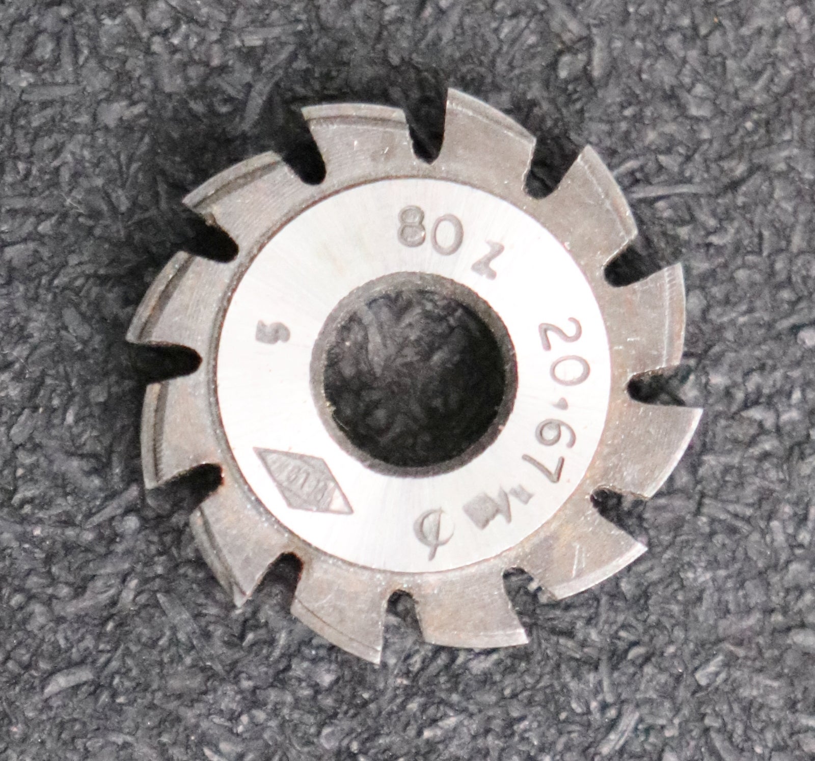 Bild des Artikels DOLD-Zykloid-Wälzfräser-cycloid-gear-hob-m=-0,258mm-für-AußenØ-20,67mm-Z=80