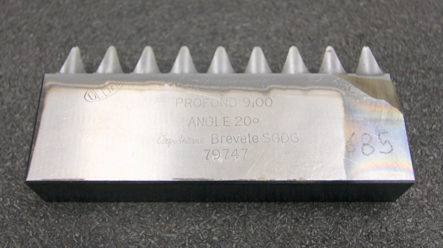 DELTAL Hobelkamm rack cutter m= 4 Angle 20° 114x20mm