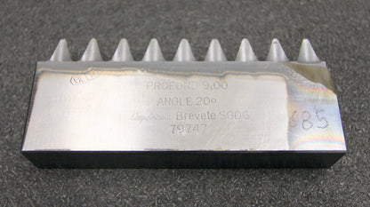 DELTAL Hobelkamm rack cutter m= 4 Angle 20° 114x20mm