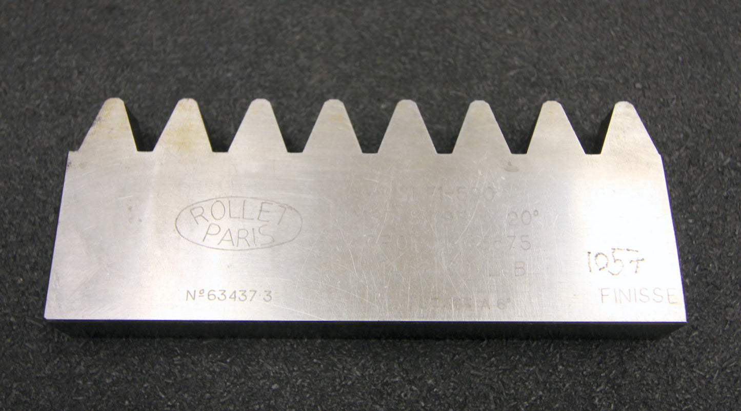 ROLLET PARIS Hobelkamm rack cutter m= 5,795 Angle 20°