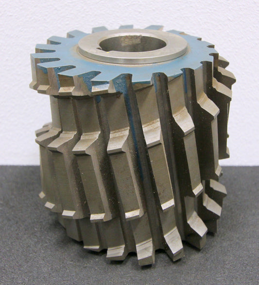 PWS Keilwellenwälzfräser spline hob 6 Keile 130,5x145x24,6 mit Höcker 1gg. Re.