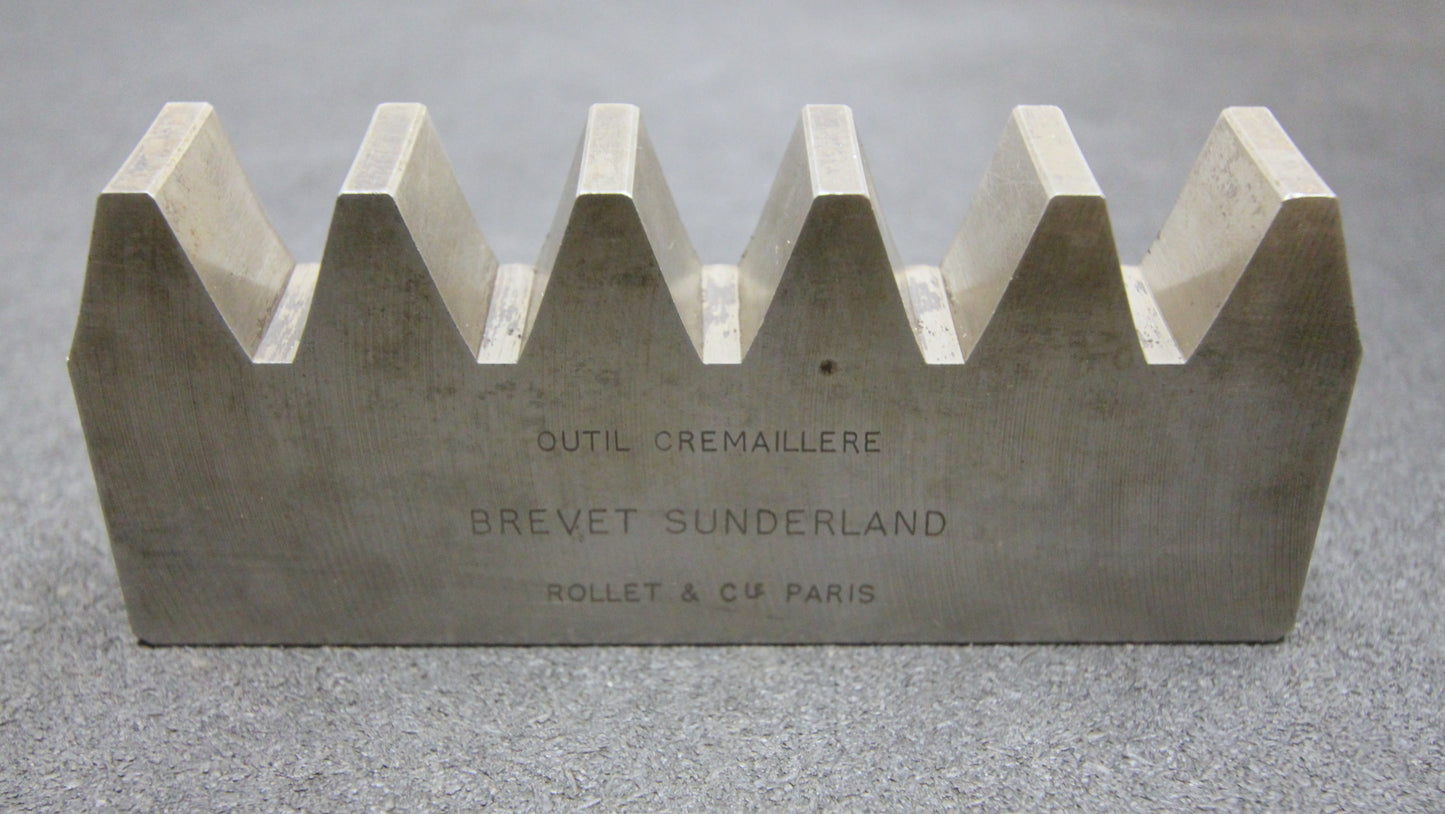 ROLLET PARIS Hobelkamm rack cutter m= 8 Angle 20°