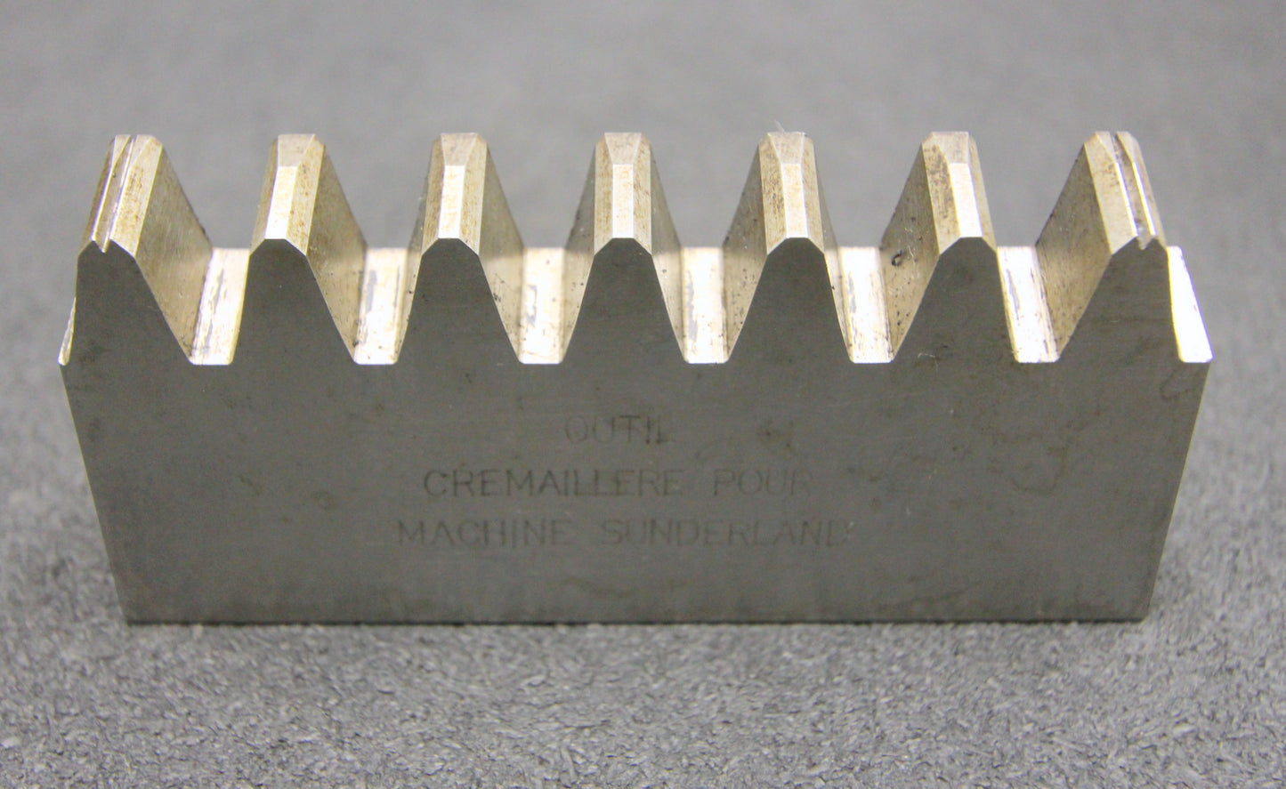 DELTAL Hobelkamm rack cutter m= 5 Angle 14°30 110x20mm