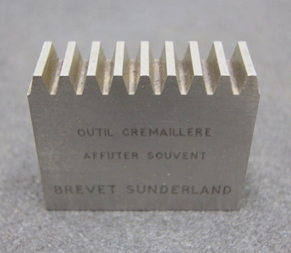 ROLLET PARIS Hobelkamm rack cutter DP 11 Angle 29° Z=9