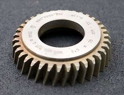 PWS Scheibenschneidrad mit Treppenschliff gear shaper m= 2,5mm EGW 20° Z= 35
