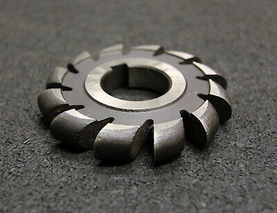 Halbrund-Formfräser konvex Radiusfräser Radius 5mm - 63x10x22mm 14 Spannuten