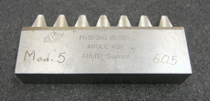 DELTAL Hobelkamm rack cutter m= 5 Angle 20° 110x20mm