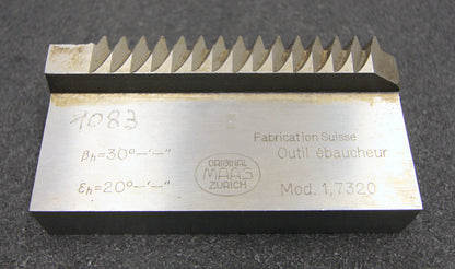 MAAG Hobelkamm rack cutter f. MAAG-Wälzhobelmaschinen m= 1,7320 Angle 20° 111x29mm
