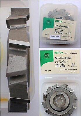 Scheibenfräser  DIN 885 Art.-Nr. 14123105 Form A Typ N Ø80js16x16k11xØ27H7