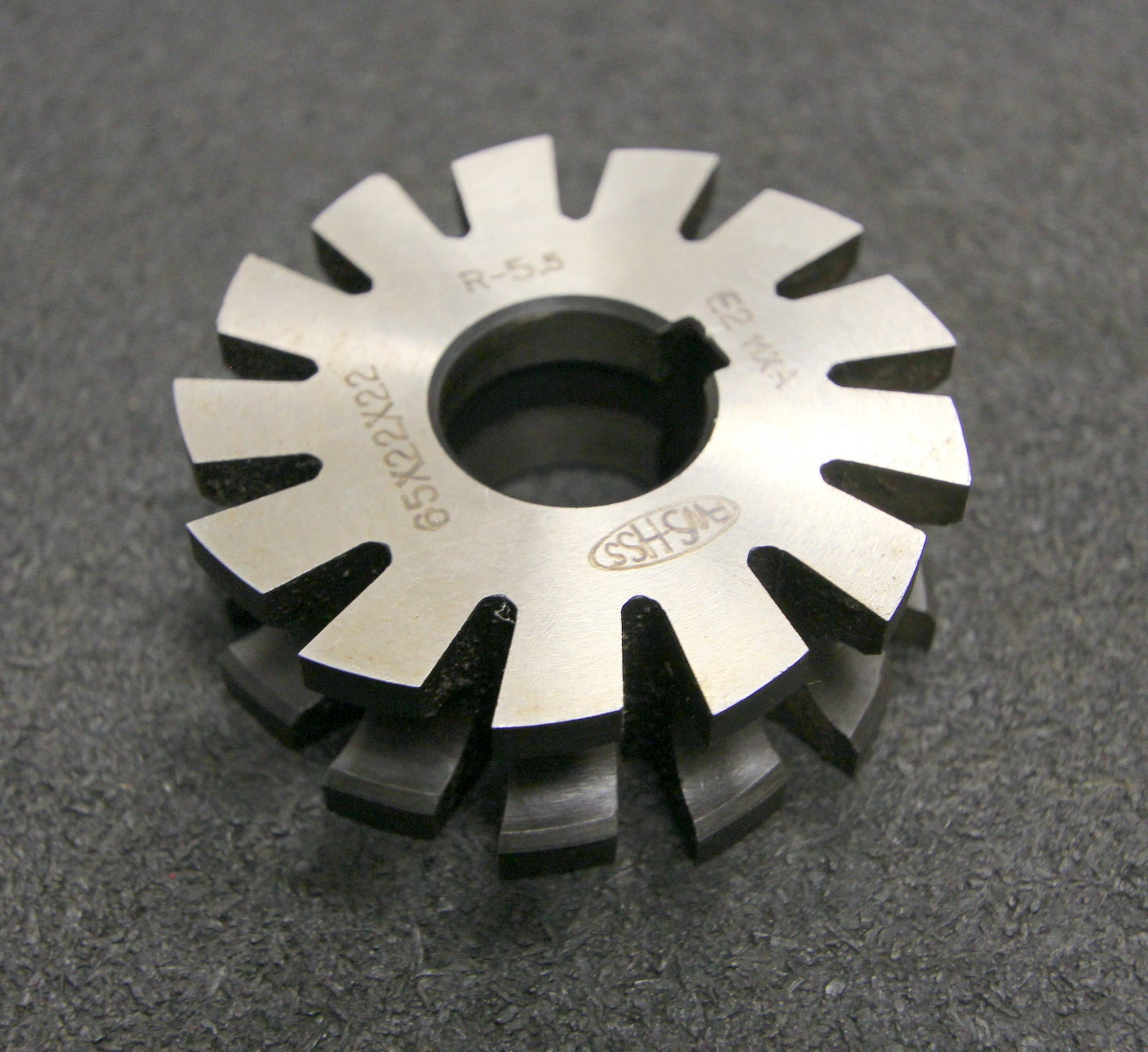 PWS Halbrund-Formfräser konkav Radiusfräser Radius 5,5mm 65x22x22mm 13 Spannuten