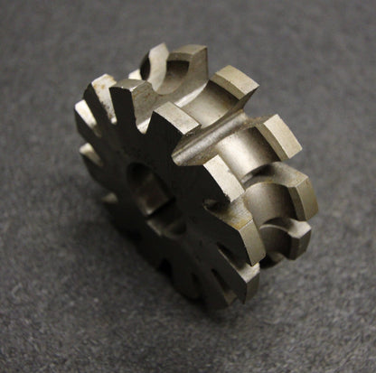 PWS Halbrund-Formfräser konkav Radiusfräser Radius 6mm - 70x24x22mm 12 Spannuten