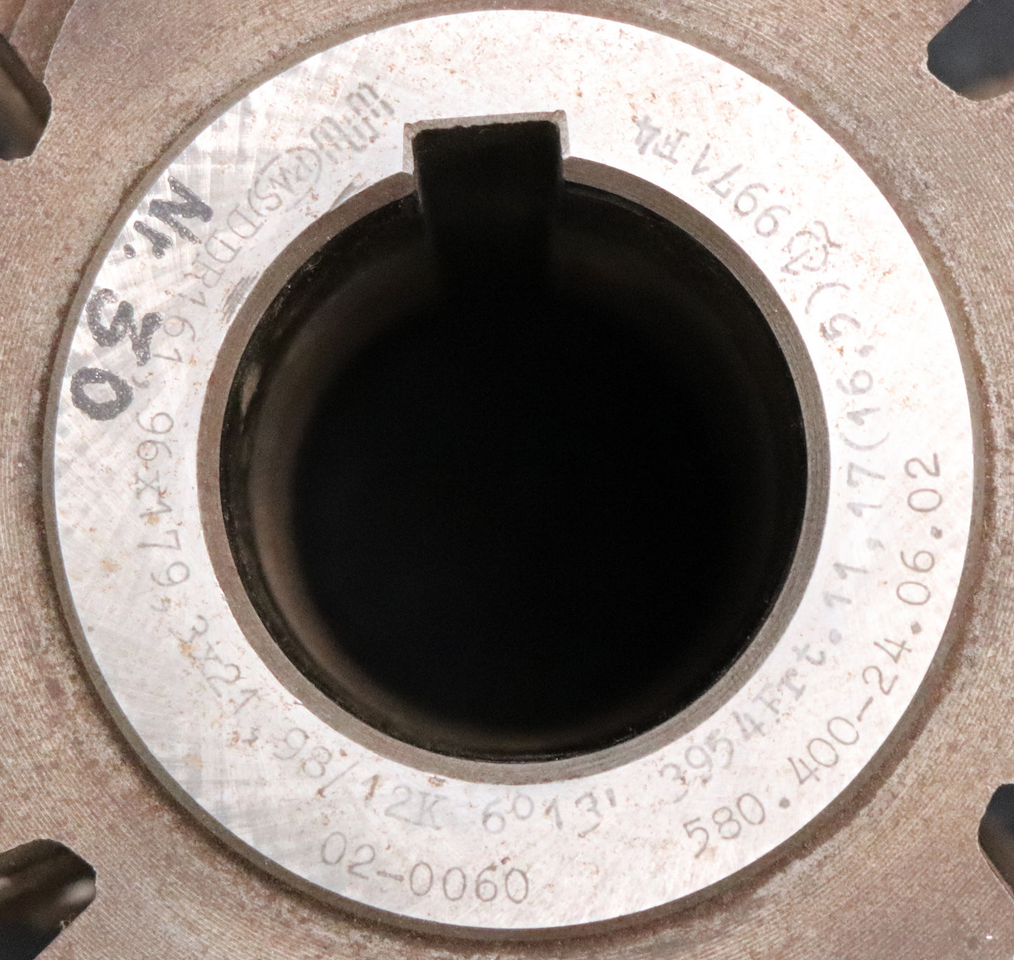 PWS Keilwellen-Wälzfräser spline hob 6 Keile 161,96x179,3x21,98mm mit Höcker