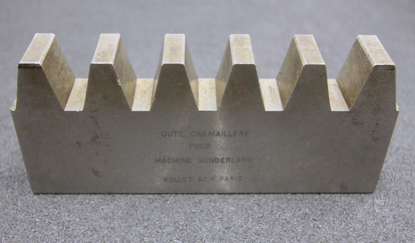 ROLLET PARIS Hobelkamm rack cutter m= 7,5 Angle 29°